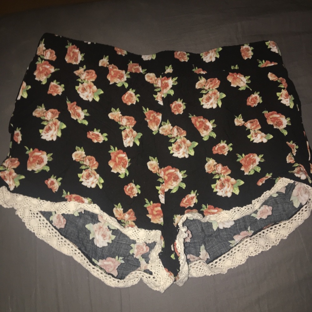 High waisted shorts